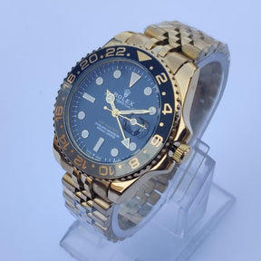 Men's Quartz Round Stainless Steel Watch