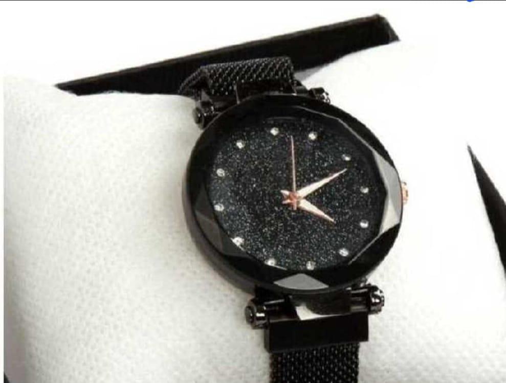 Stunning Women's Quartz Watch-1 Pc Round Plain Strap