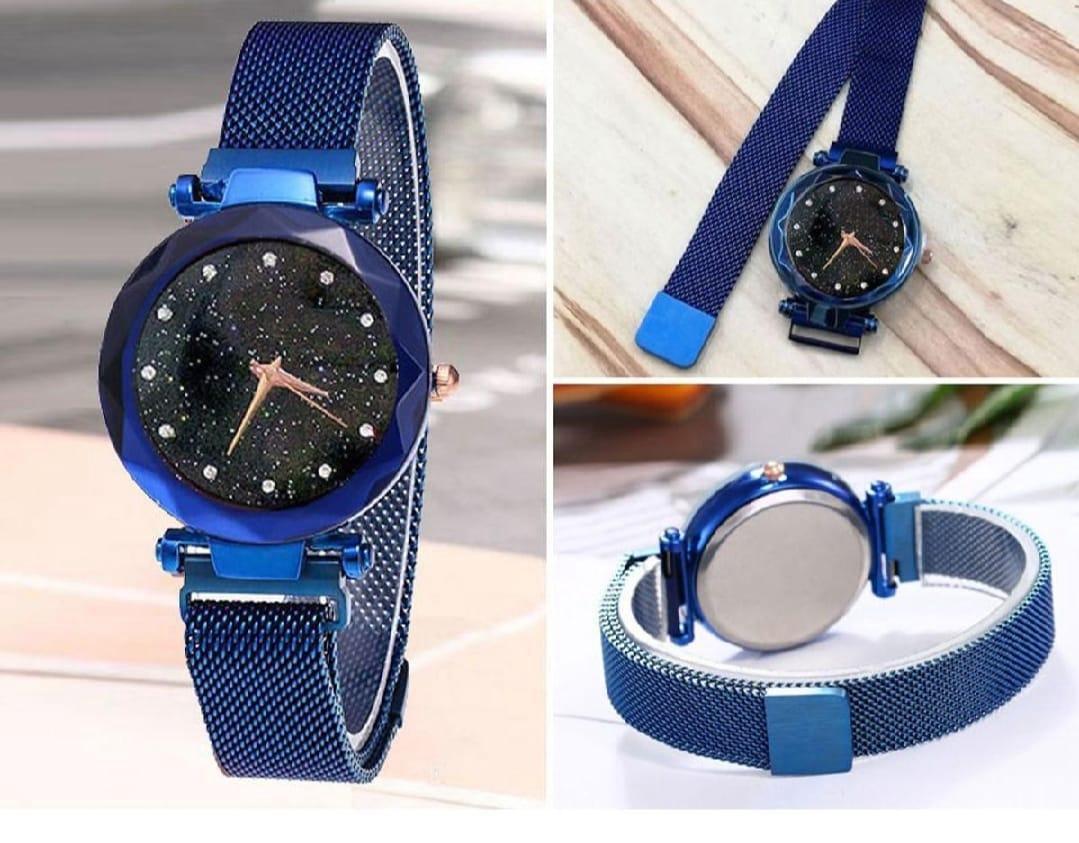 Stunning Women's Quartz Watch-1 Pc Round Plain Strap