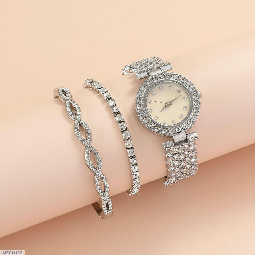 Diamond Ladies Watch Set